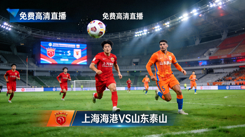 中超足球比赛免费高清直播画面 - 上海海港对阵山东泰山